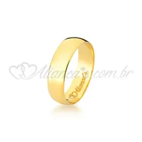 Aliança de Noivado e Casamento em ouro 18k - 750